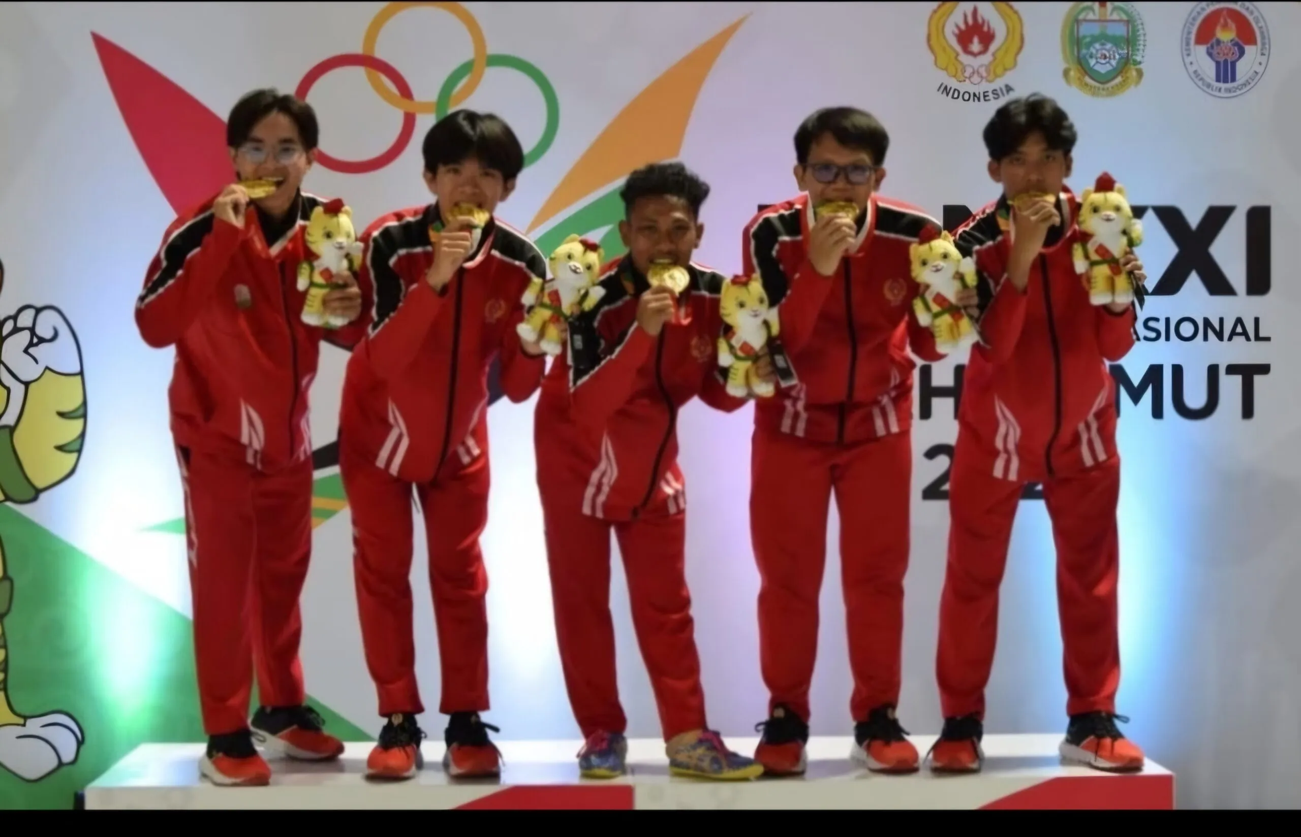 Aceh Raih Medali Emas di Nomor Pekingsai Barongsai PON 2024