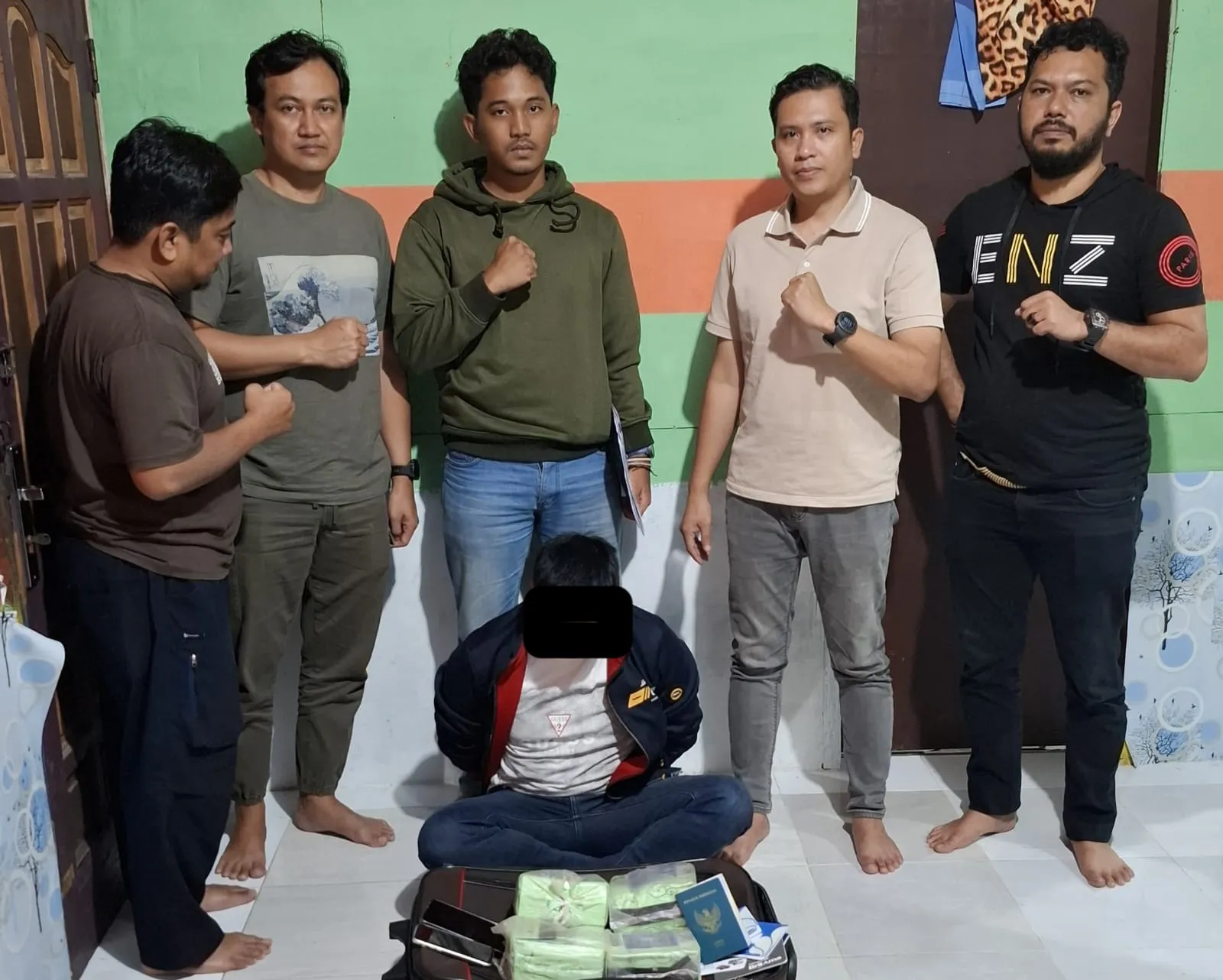 Pengedar Sabu di Aceh Timur Ditangkap, 4 Kilo BB Diamankan
