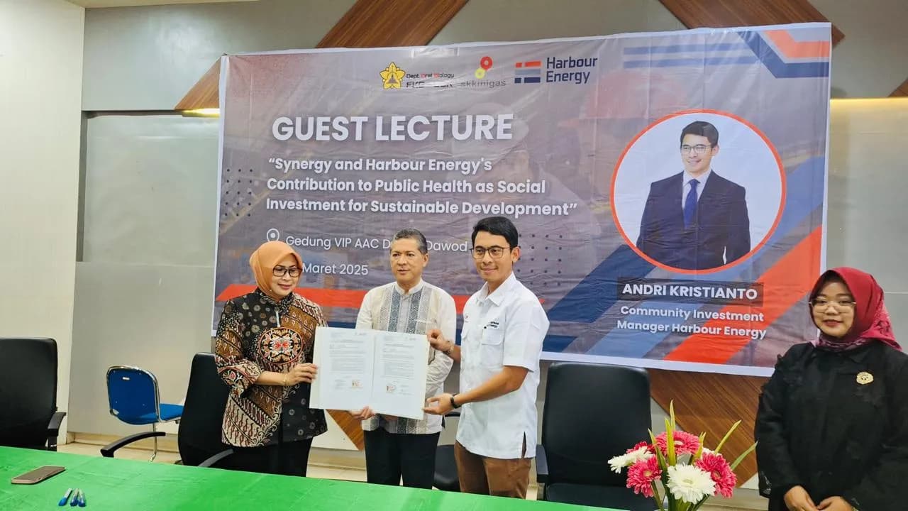 USK Gandeng Harbour Energy untuk Tingkatkan SDM Kesehatan Hulu Migas