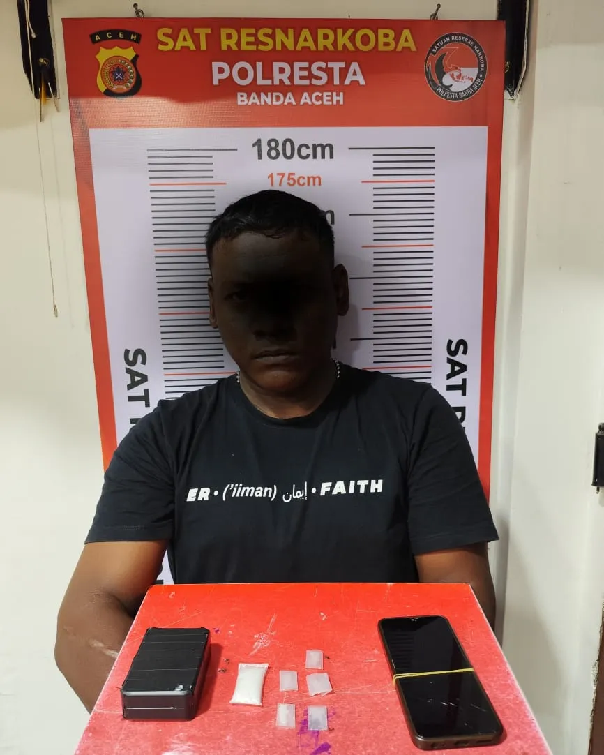 Pengedar Sabu di Banda Aceh Ditangkap