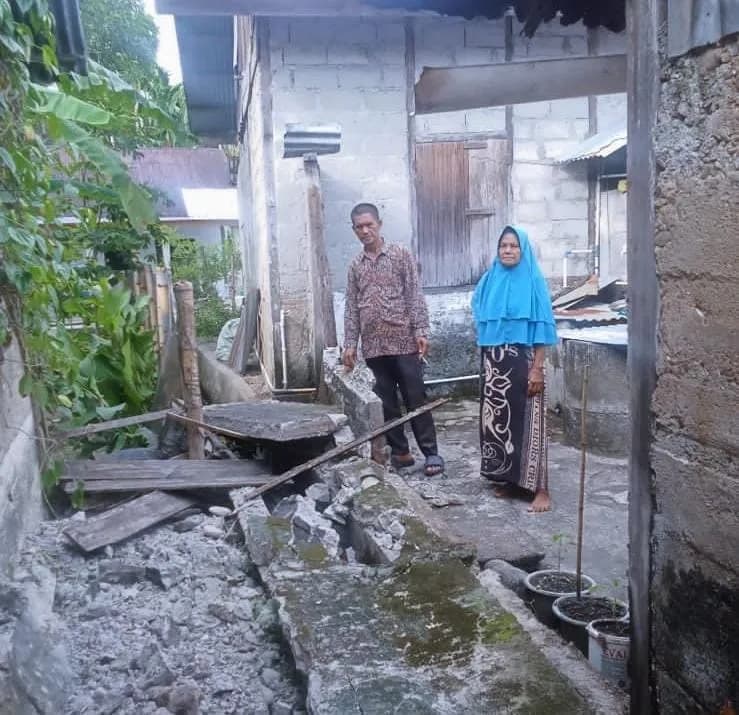 Gempa Magnitudo 6,2 di Abdya, 3 Rumah Rusak
