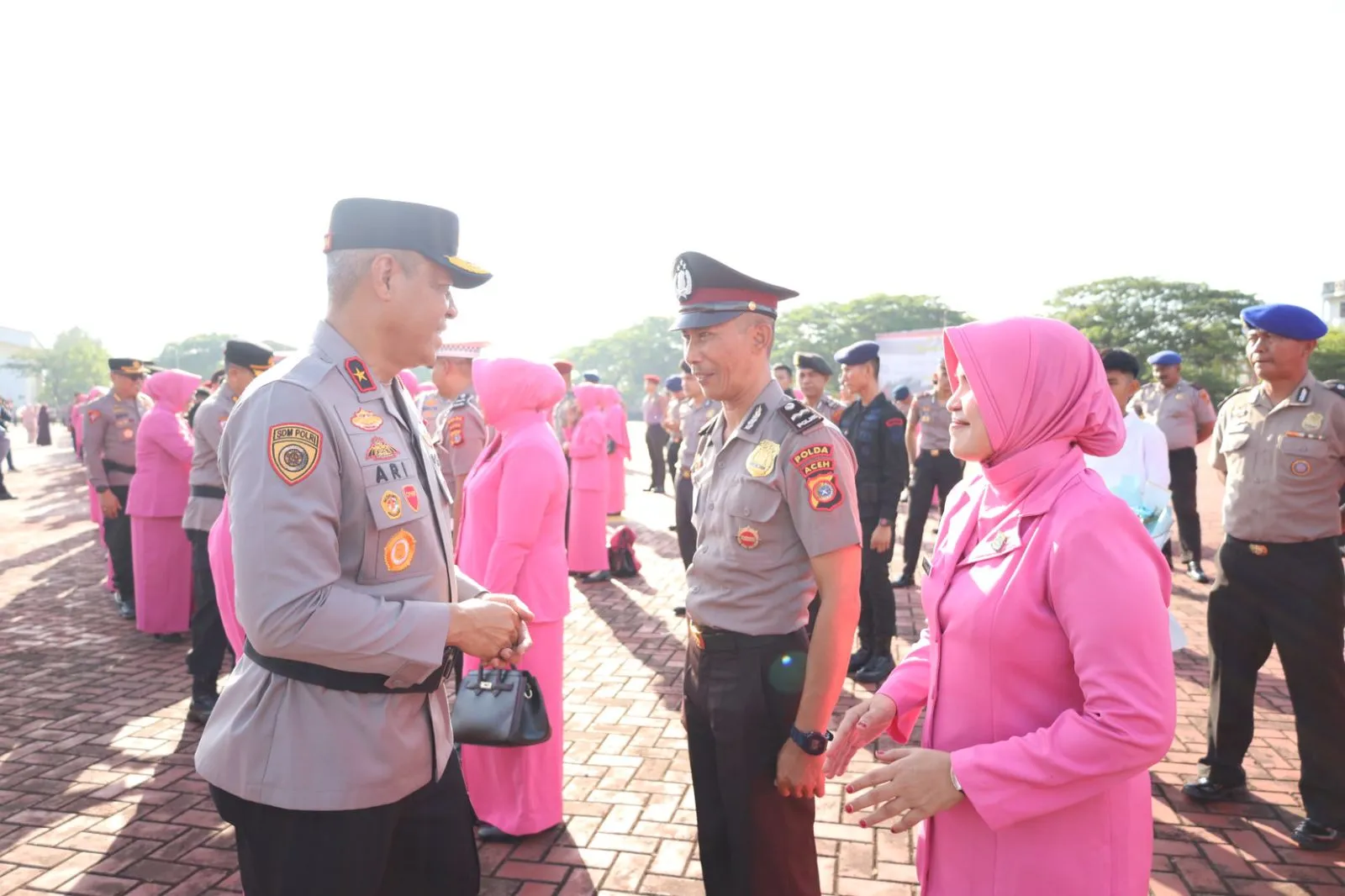 382 Personel Polda Aceh Naik Pangkat