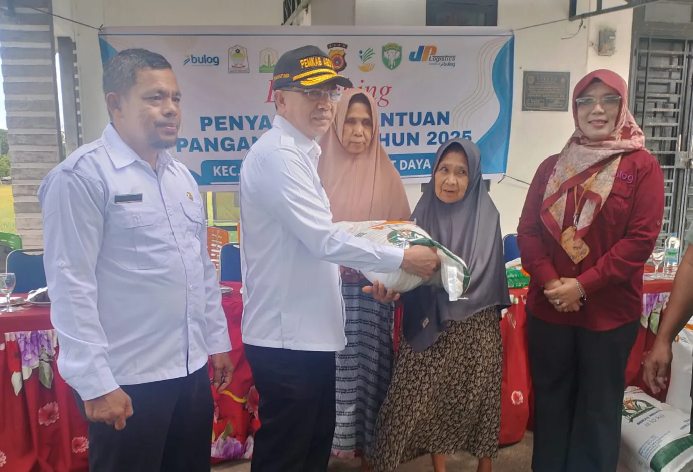 Launching Penyaluran Beras CPP Abdya Alokasi Juni dan Juli 2025 Disalurkan Sekaligus