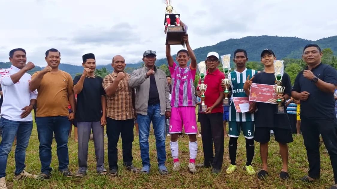 Menang Adu Pinalti, Lama Tuha Fc Keluar Sebagai Juara Piala Mukim Krueng Batee