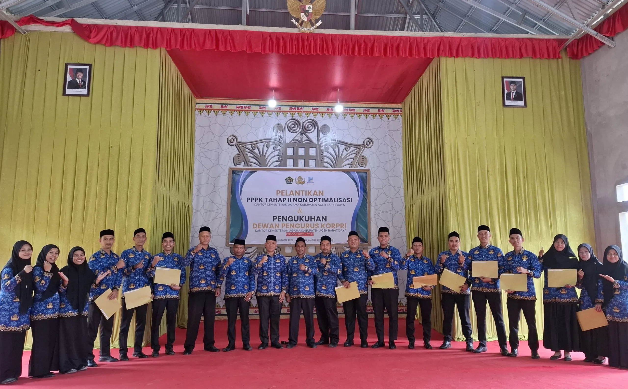 14 PPPK Tahap 2 Kemenag Abdya Resmi Dilantik