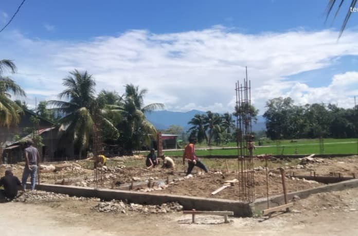 Duh! Pembangunan Gedung Kopdes di Abdya Tanpa Plang Informasi