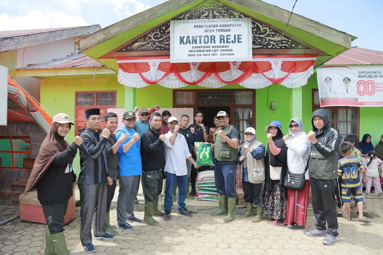 Kemenag Aceh Besar Tembus Daerah Terisolir di Aceh Tengah, Bawa Bantuan 3 Ton