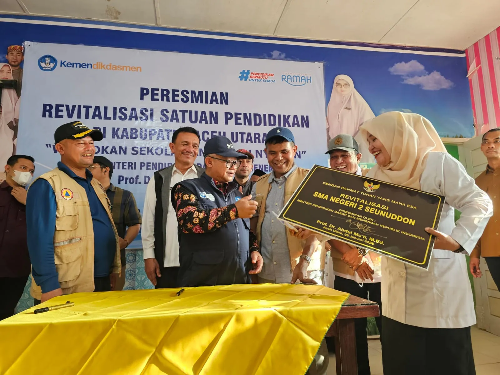 Mendikdasmen Anggarkan Rp270 Miliar untuk Revitalisasi SMK di Aceh