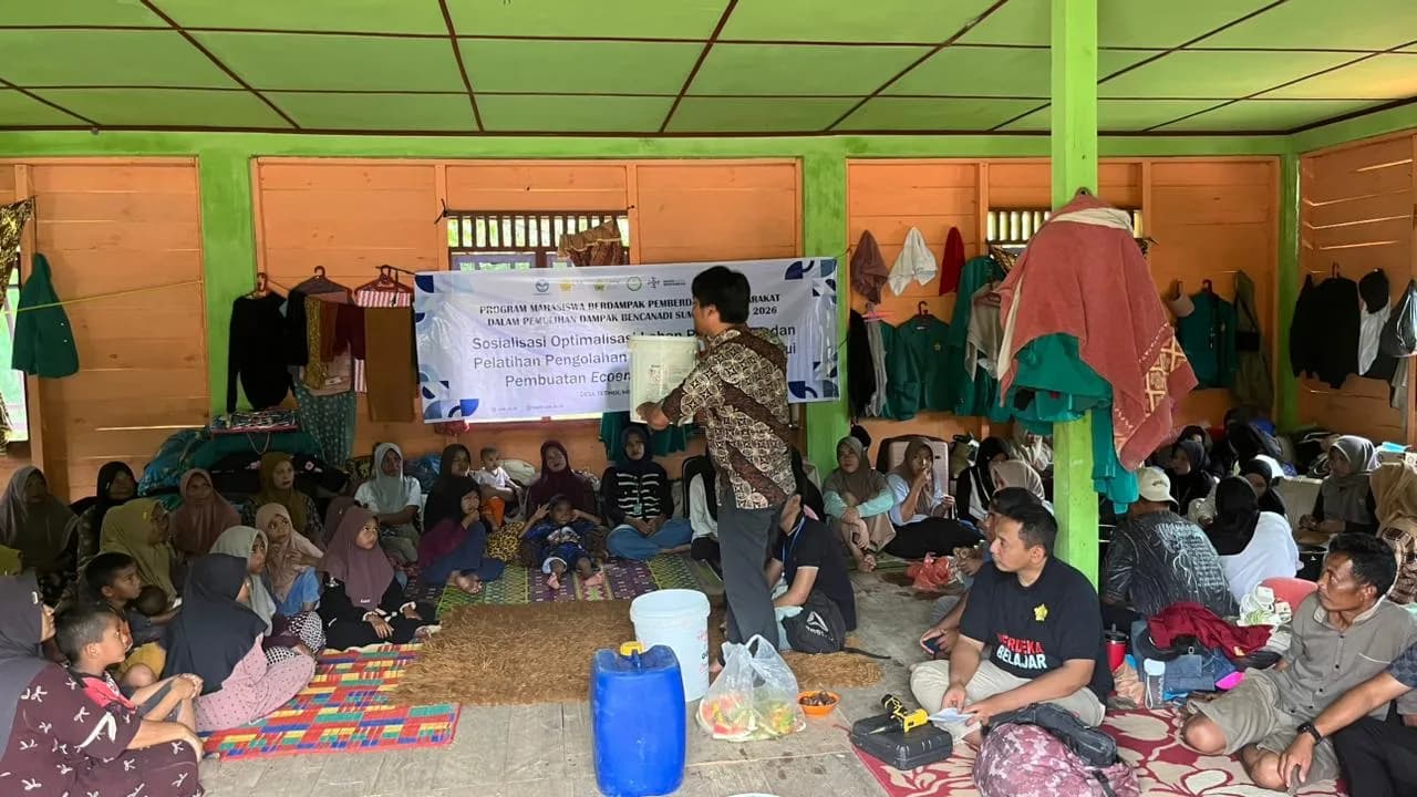 Mahasiswa PSDKU USK Gayo Lues Gerakkan Warga Bangkit Pascabanjir Lewat Pekarangan dan Kompos