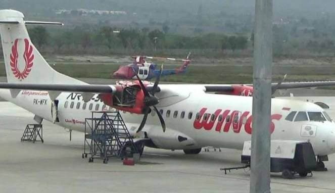 Penjelasan Lion Grup soal kabar sayap Wings Air terbakar