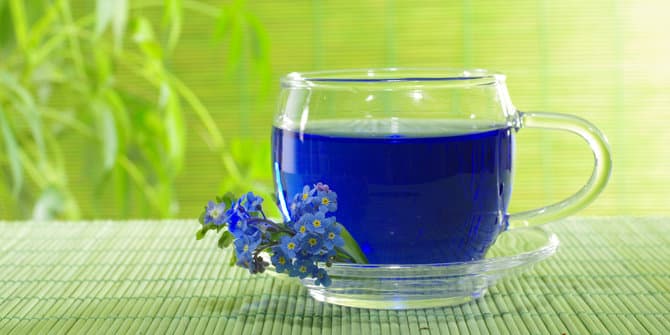 Minum teh biru yang kaya khasiat