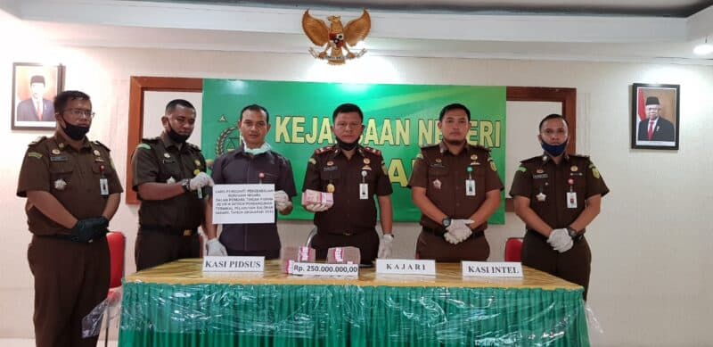 Tersangka Korupsi di Pelabuhan Balohan Kembalikan Kerugian Negara