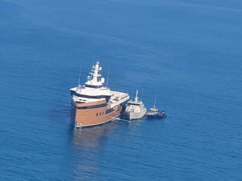 Kapal Pesiar Rusia Lego Jangkar Tanpa Izin di Aceh