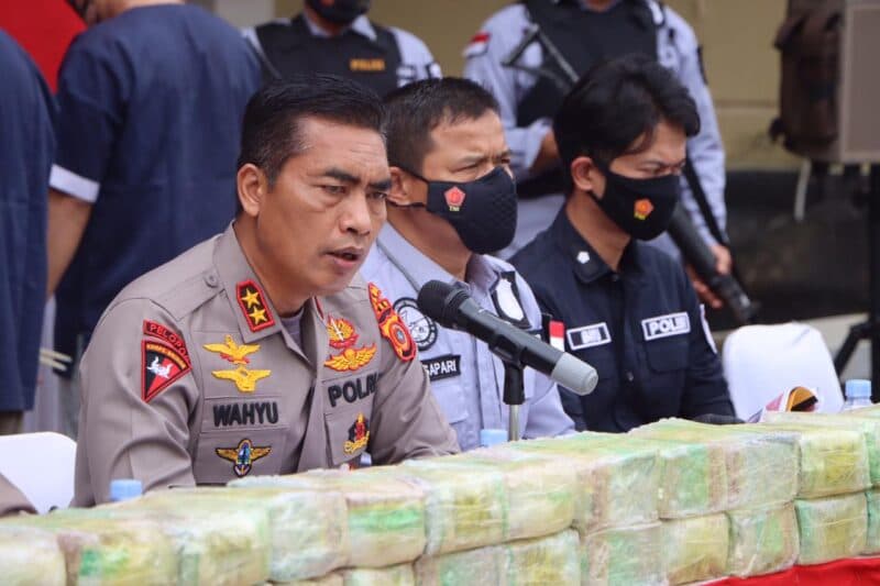 Polda Aceh Gagalkan Peredaran Sabu 2 Karung