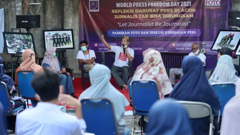 WPFD 2021, Jurnalis Aceh Berbagi Cerita Kenang Meliput Masa Konflik