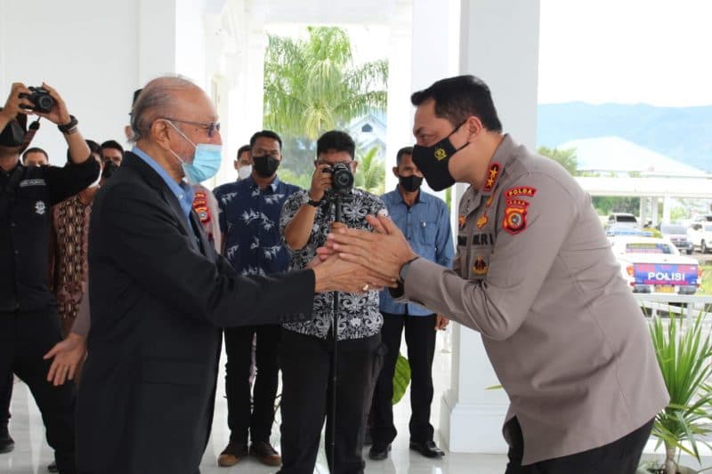 Jelang Milad GAM, Kapolda Aceh Temui Wali Nanggroe