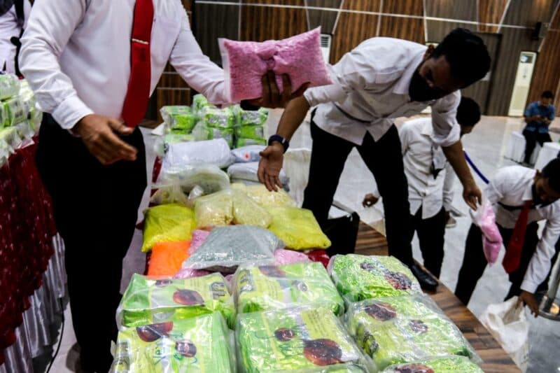 FOTO | Penyelundup Narkoba dari Malaysia ke Aceh Ditangkap