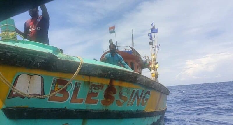Kapal Berbendera India Ditangkap Saat Curi Ikan di Perairan Aceh