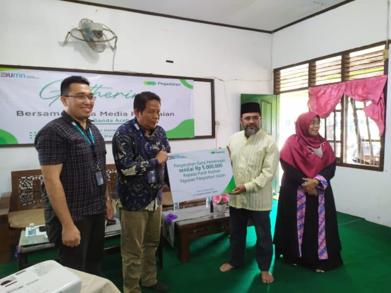 Jelang Ramadan, PT Pegadaian Syariah Gelar Bakti Sosial di Banda Aceh
