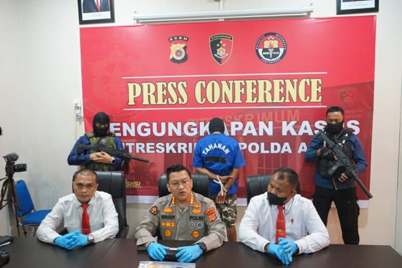 Polisi Selidiki Senjata Api M16 yang Digunakan Eksekutor Menembak Warga Indrapuri