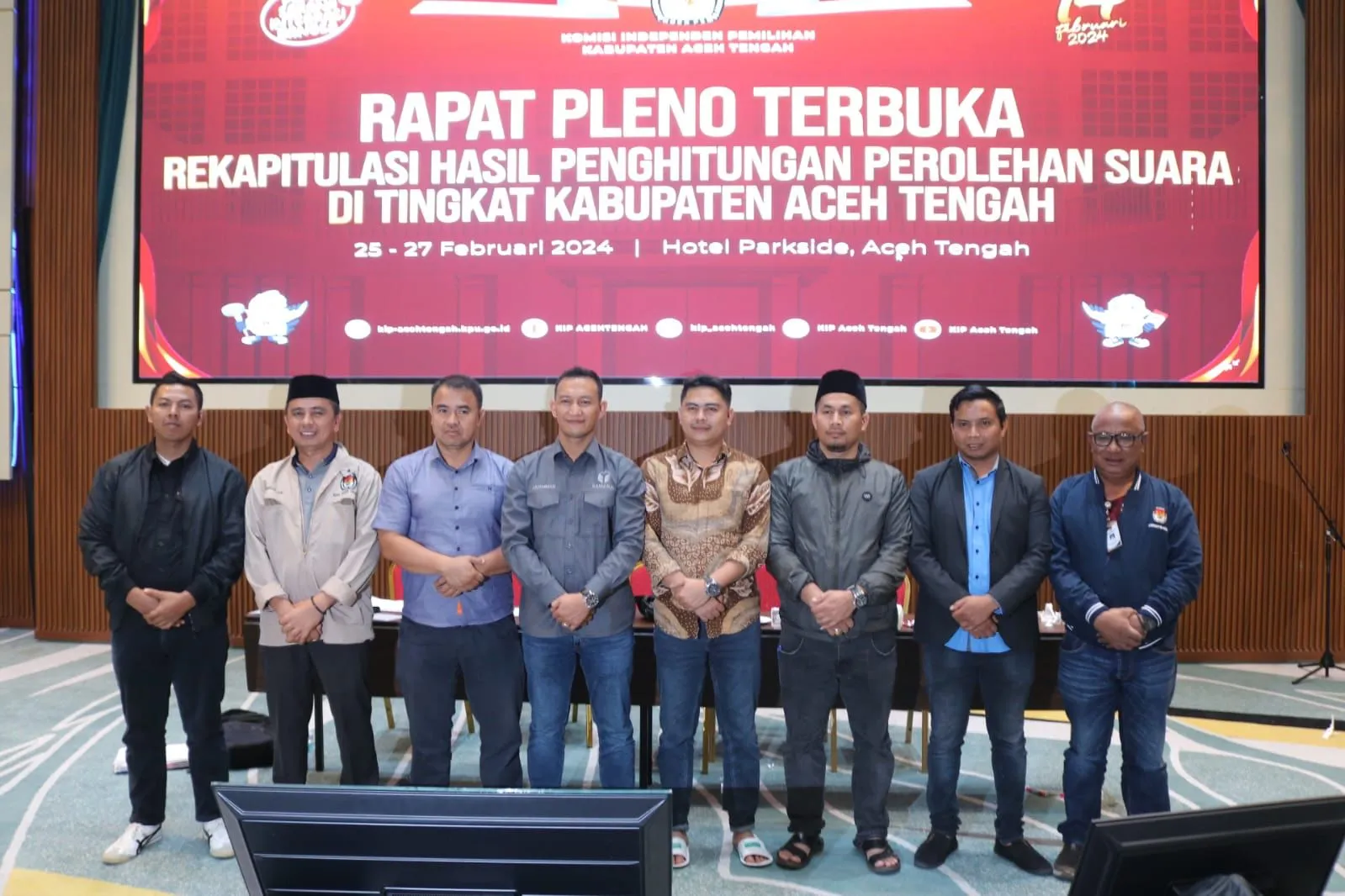 Rapat Pleno Rekapitulasi Penghitungan Suara Pemilu 2024 di Aceh Tengah Rampung