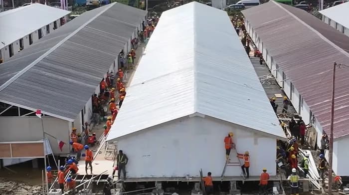 BNPB Targetkan 23 Ribu Huntara Korban Bencana Kelar Sebelum Puasa